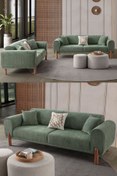 Resim EDSY HOME Armoni 3+3 Koltuk Takımı Yeşil 