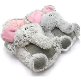 Resim Tw Elephant Gri Kadın Hayvanlı Panduf Gri 