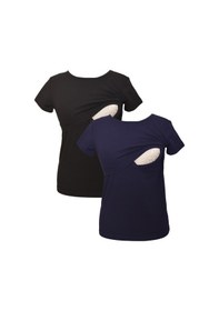 Resim Luvmabelly Myra2501_2504 Emzirme Tshirt Seti 