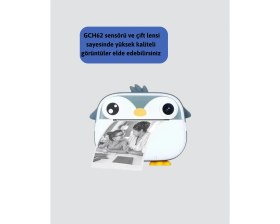 Resim 12 Özel Efektli ve Self-Timer Fonksiyonlu Baskı Kamera 