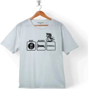 Resim Kendim Seçtim Eat Sleep DownHill Mountaın Bıke Bisiklet Çocuk T-Shirt 