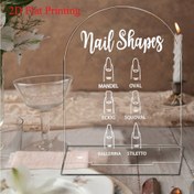 Resim 2D Düz - [2D Düz] Akrilik Tırnak Sanatı Sergi Tahtası, 1 adet, Şık Dikey Tırnak Salonu Dekorasyonu, Tırnak Sanatı Çalışma Tezgahı Masa Süsü, Tırnak Salonu Dekorasyonu için Uygun, Tırnak Sanatı Stili Sergi Tahtası, Tırnak Sanatı Severler için Faydalı, Çoklu Stil Seçenekleri 