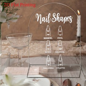 Resim 2D Düz - [2D Düz] Akrilik Tırnak Sanatı Sergi Tahtası, 1 adet, Şık Dikey Tırnak Salonu Dekorasyonu, Tırnak Sanatı Çalışma Tezgahı Masa Süsü, Tırnak Salonu Dekorasyonu için Uygun, Tırnak Sanatı Stili Sergi Tahtası, Tırnak Sanatı Severler için Faydalı, Çoklu Stil Seçenekleri 