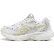 Resim Puma Kadın Puma White-Warm White Puma Morphic Metallic Wns Beyaz Kadın Günlük Spor Ayakkabı 