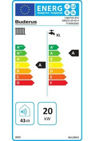 Resim Buderus Logamax Plus GB022i 20/25 Kw 17.000 K Tam Yoğuşmalı Kombi 