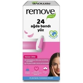 Resim Remove Hassas Ciltler Yüz Ağda Bandı 24'lü 