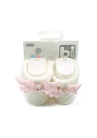 Resim Bibaby 68297 Angel Bebek Çorabı Beyaz-Somon 