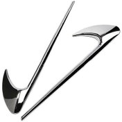 Resim Sınıfı W213 C Sınıfı W205 Refit E63s Aksesuarları Gümüş İçin 2 Adet Araç Yan Döşemesi 