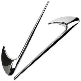 Resim Sınıfı W213 C Sınıfı W205 Refit E63s Aksesuarları Gümüş İçin 2 Adet Araç Yan Döşemesi 