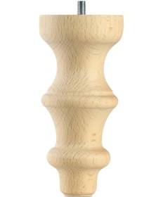 Resim Ahşap Kayın Masa Ayağı / Stka1001 