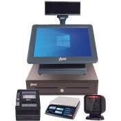 Resim Avapos MSK1019SET Market Barkod Satış Sistemi ve Programı Paket (Dokunmatik Pos Pc + Hızlı Satış Programı + Terazi+Masa Tipi 2d Barkod Okuyucu+Çekmece+Fiş Yazıcı 80MM) 