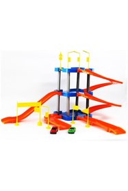 Resim Tıfıl Toys Otopark Oyun Seti 3 Katlı Metal Arabalı 41 Parça Süper Garaj Seti 