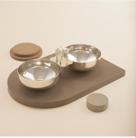 Resim Jumbo Ganesha İkili Gümüş Çerezlik Gümüş 