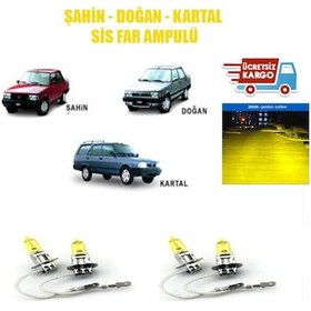 Resim Doğan- Şahin - Kartal H3 Limon Sarısı Sis Ampul Seti 