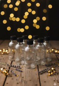 Resim junibeliw 10 Adet Boş Plastik Kapaklı Doldurulabilir Cep Plastik Dezenfektan Kolonya Söz Nişan 10X50 ml 