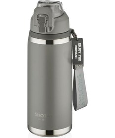 Resim Shotay Camping Çelik Termos Matara 750ml Gri Gri 