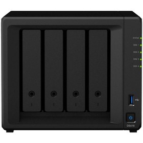Resim SYNOLOGY DS418A3 2GB 2x1TB HDD 4x3.5" SATA Desteği RAID(0-1-5-6-10) NAS Depolama Ünitesi 
