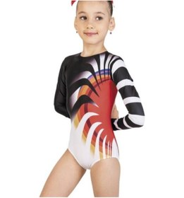 Resim C21 Baskılı Cimnastik Mayo Çok Renkli 