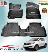 Resim Kia Sportage 3D Paspas Havuzlu 2010 - 2015 Arası Siyah Caraks 