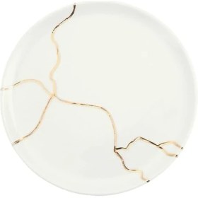 Resim Spirits Altın Yaldız Düz Tabak 20CM 