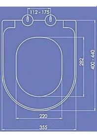 Resim Ege Dropia Yavaş Kapanır Klozet Kapağı 