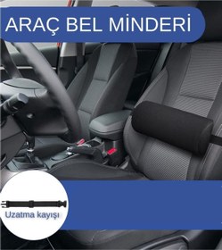Resim Viscomina Araba Bel Destek Minderi Ortopedik Sırt Minderi Çok Amaçlı Yastık 