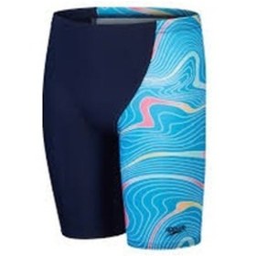 Resim Speedo Erkek Çocuk Jammer Yüzücü Mayosu Alv Leg V Cut Jam Jm Navy Blue 8-00316116777 Yzm Çok Renkli 