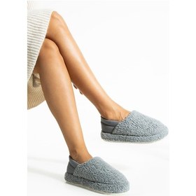 Resim Glenz Kadın Lastikli Kaymaz Taban Peluş Ev Botu Panduf Ts1153 001 