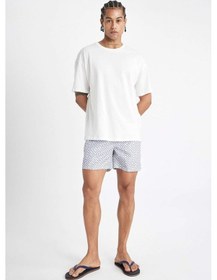 Resim Defacto Desenli File Astarlı Kısa Boy Deniz Şortu D4518AX24HSGR454 