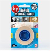 Resim Vege Çift Taraflı Köpük Bant 19 MM x 1,5 Mt (1) 