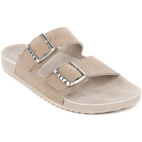 Resim Muya Nova Anatomik Taban Unisex Terlik Açık Vizon 