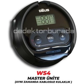 Resim Genel Markalar Deus Dedektör - 22,5cm HF Başlık, WS4 Master 