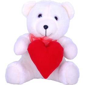 Resim Peluş Kalpli Pinpon Ayıcık - Anatoya Peluş Ayıcık 
