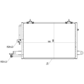 Resim Oris-Cau641016 Klima Köndenseri Audi 100 90 A6 94 Oto.-Mek. 542606280 