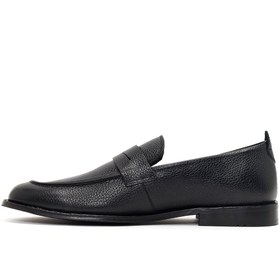 Resim Derimod Black Erkek Siyah Deri Klasik Loafer - Siyah / 4 