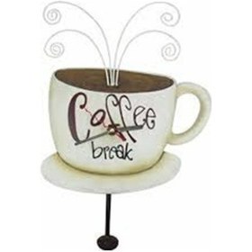 Resim Dekoratif Kahve Temalı Duvar Saati 