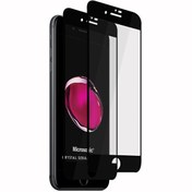 Resim Microsonic Apple Iphone 7 Plus Crystal Seramik Nano Ekran Koruyucu Siyah (2 Adet) Microsonic