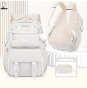 Resim Oldfriend Pembe Genç Kız Sırt Çantası Seti 15.6 Inç Laptop Okul Seyahat Çantası Pembe 