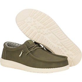 Resim Oxford Klasik Erkek Hd.41894-337 Hey Dude Wally Classic Olive Siyah 