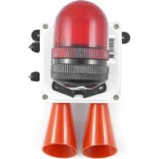 Resim Mesan LED Multifonksiyon 2x 43 Ses Siren MS 5805 Kırmızı 12-24VAC/DC 