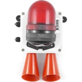 Resim Mesan LED Multifonksiyon 2x 43 Ses Siren MS 5805 Kırmızı 12-24VAC/DC 