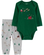 Resim Carter's Carters Bebek Yılbaşı Temalı 2'li Body Pantolon Set 