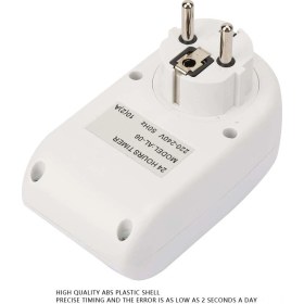 Resim Tenfowee Al-06 220v Akıllı Soket Zamanlayıcı - Lcd Ekranlı, Günde 16 Program, Abs Malzeme, 2300w Maksimum Güç Pil İle Teslim 
