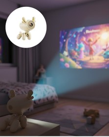 Resim ZERO LAND GLD-SPT- 4K İçerik Destekli Akıllı jeksiyon WiFi (211903) Bluetooth Android 