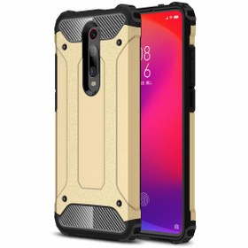 Resim Microsonic Xiaomi Mi 9T Kılıf Rugged Armor Gold 