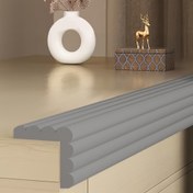 Resim 2 Metre PVC Köşe Koruyucu Şerit, Çarpışma Önleyici Masa Kenarı Koruyucu, Duvar ve Yatak Köşesi Güvenlik Tamponu Yapışkanlı Arka Yüzeyli 
