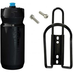 Resim Pro Team 600 Ml Siyah Matara Seti Montaj Vidası Siyah - Mavi - Gümüş 