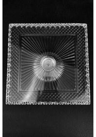 Resim Digithome Cam Kek Ve Pasta Sunum Standı Kare 25 Cm Sn.krr.001 