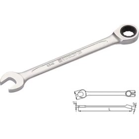 Resim İzeltaş Cırcır Kombine Anahtar 14 mm 