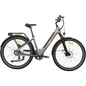 Resim Alba City 2 Hd 28 Jant Elektrikli Şehir Bisikleti Gri (10.4Ah) 